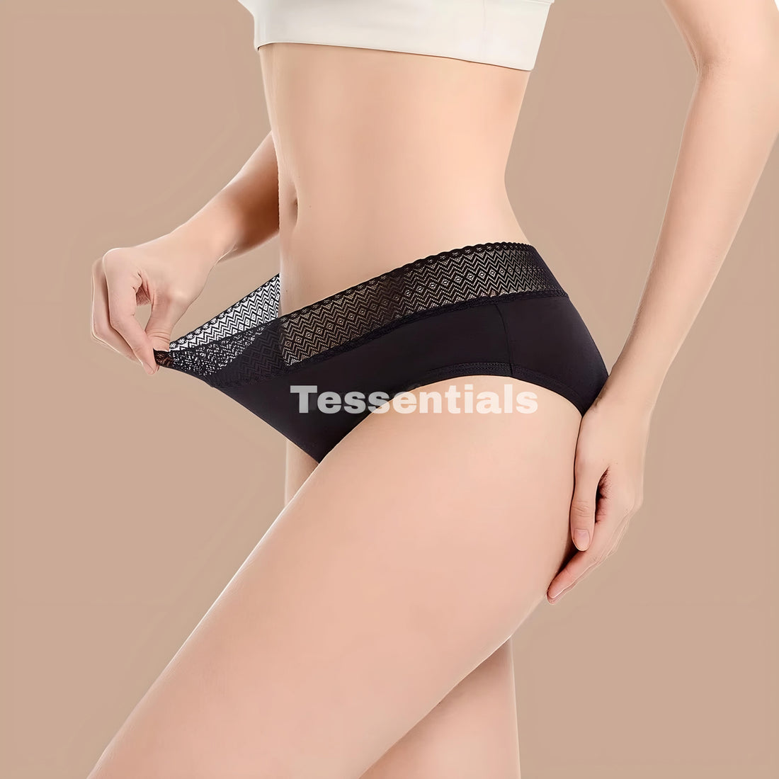 Menstrual Panties - Absorbent and Washable Hygienic Protection Women's Underwear - Ecological and Reusable for Menstruation